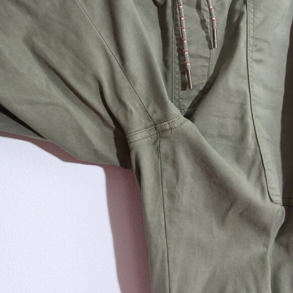 Faherty Field Joggers Pant Surplus Olive Green Tencel Cotton Size XL - Picture 5 of 14